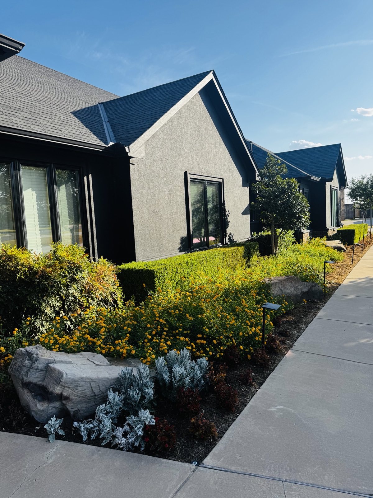 Landscape Design — a recent Lawton Lawn and Landscape project
